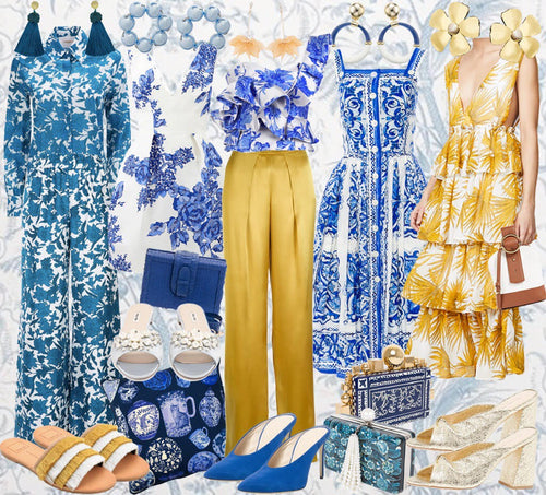How To Wear Blue and White and Not Look Like Human Chinoiserie