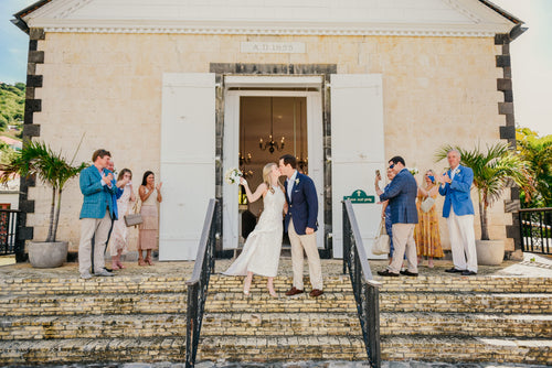 The Bride Wore Hill House Home and Markarian on Her Wedding Day in St. Barths