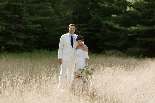 This Couple Jumped in Lake Willoughby While it Was Raining After Their Summer Wedding