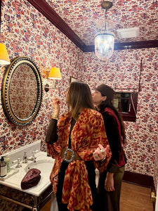 Annabelle Pareo in Red Ikat