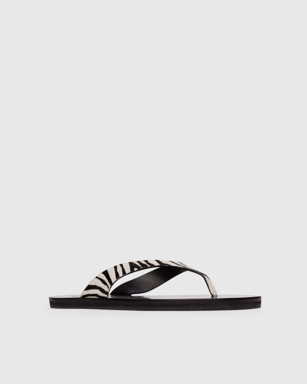 Bae Sandal in Zebra Pony Hair