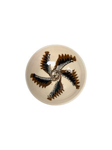Ariadne Pasta Bowl Cream and Brown