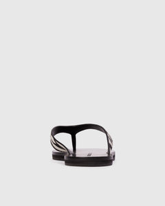 Bae Sandal in Zebra Pony Hair