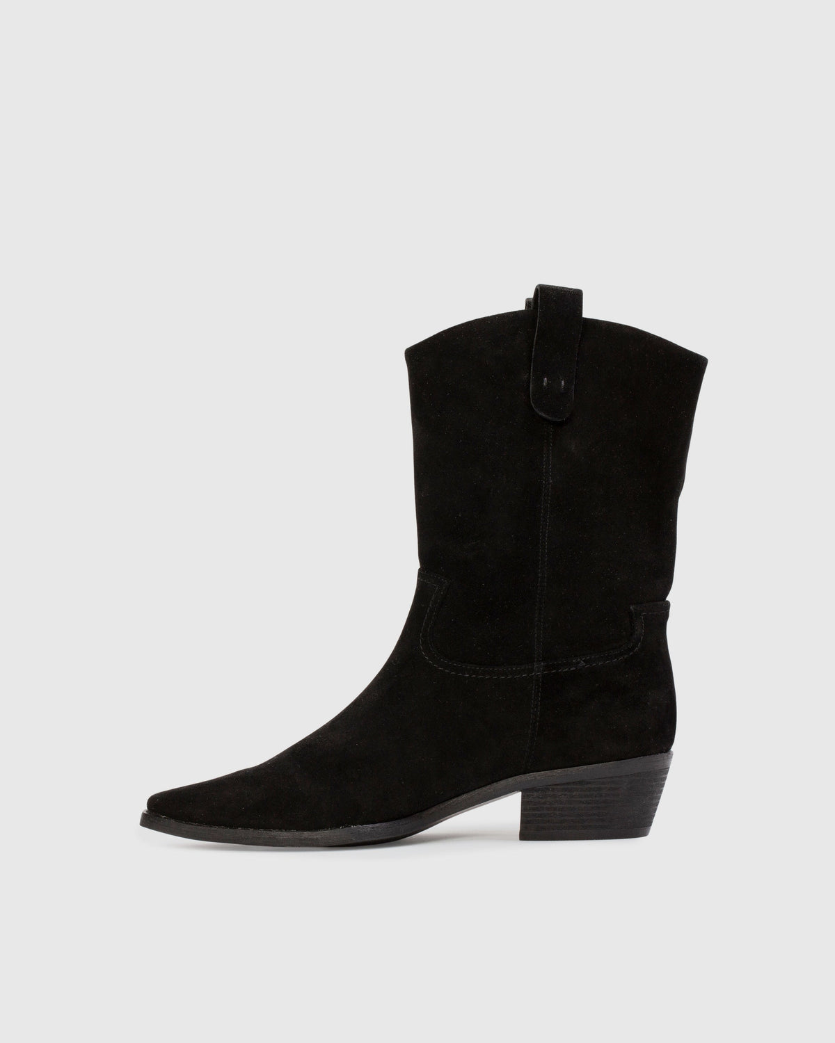 Casey 55 in Black Suede