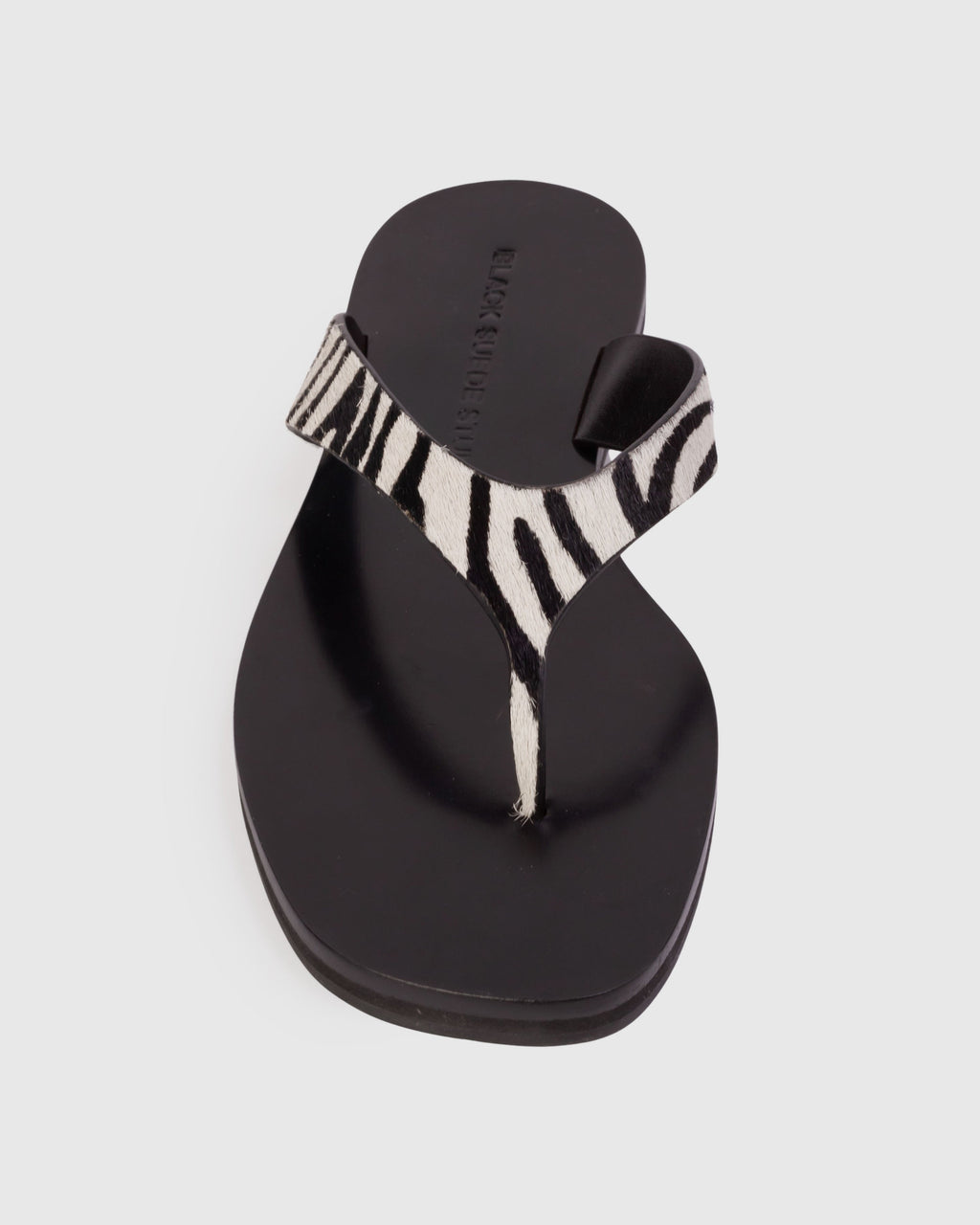 Bae Sandal in Zebra Pony Hair