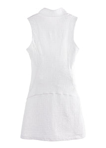 Tennis Racquet Zip Front Dress
