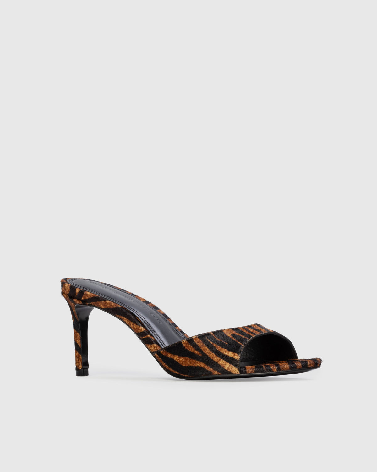 Freddie 70 Mule in Brown Zebra Pony Hair