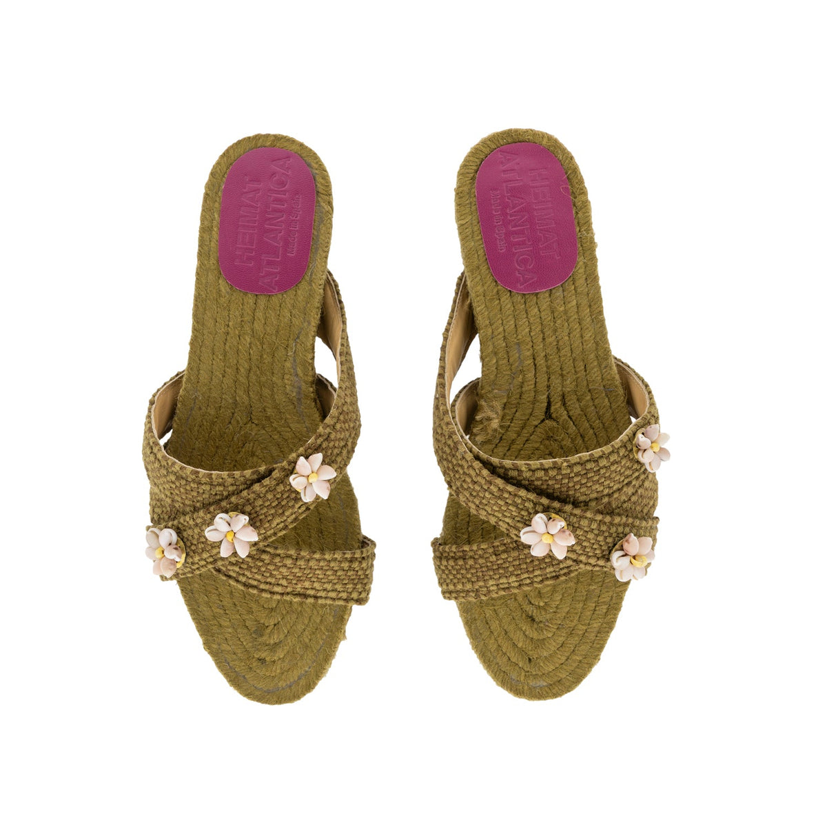 Earth Shella Espadrilles in Green