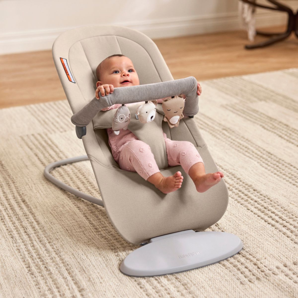 Bouncer Begin in Woven Sand Gray