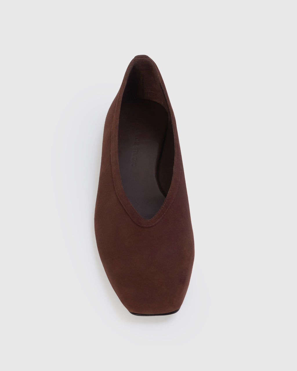 Ayra Flat in Brownie Suede
