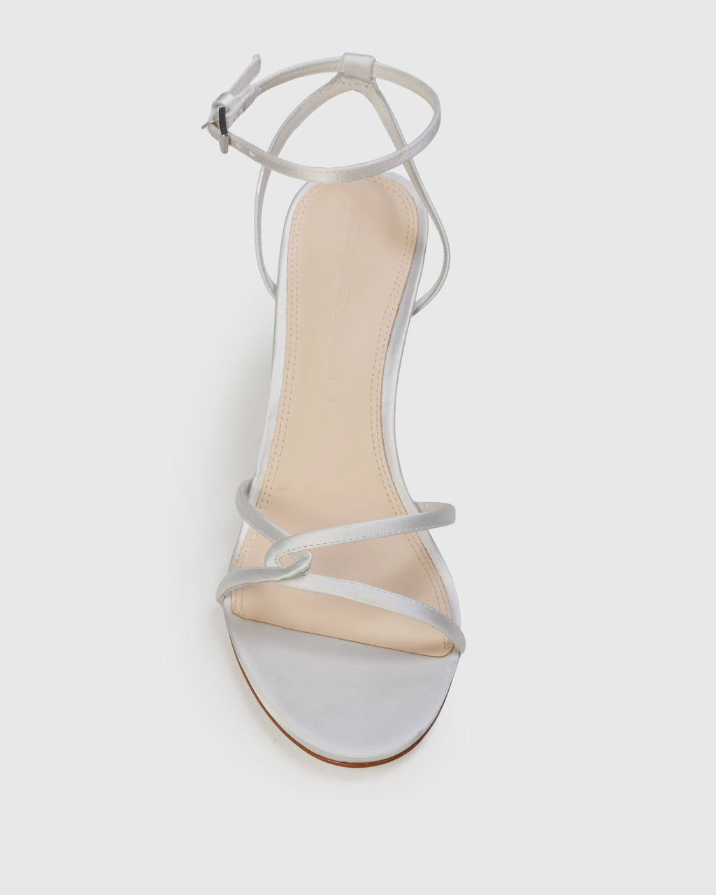 Miley 70 Sandal in White Satin