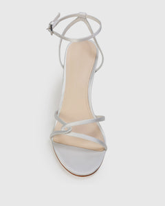 Miley 70 Sandal in White Satin
