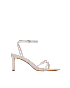 Miley 70 Sandal in White Satin