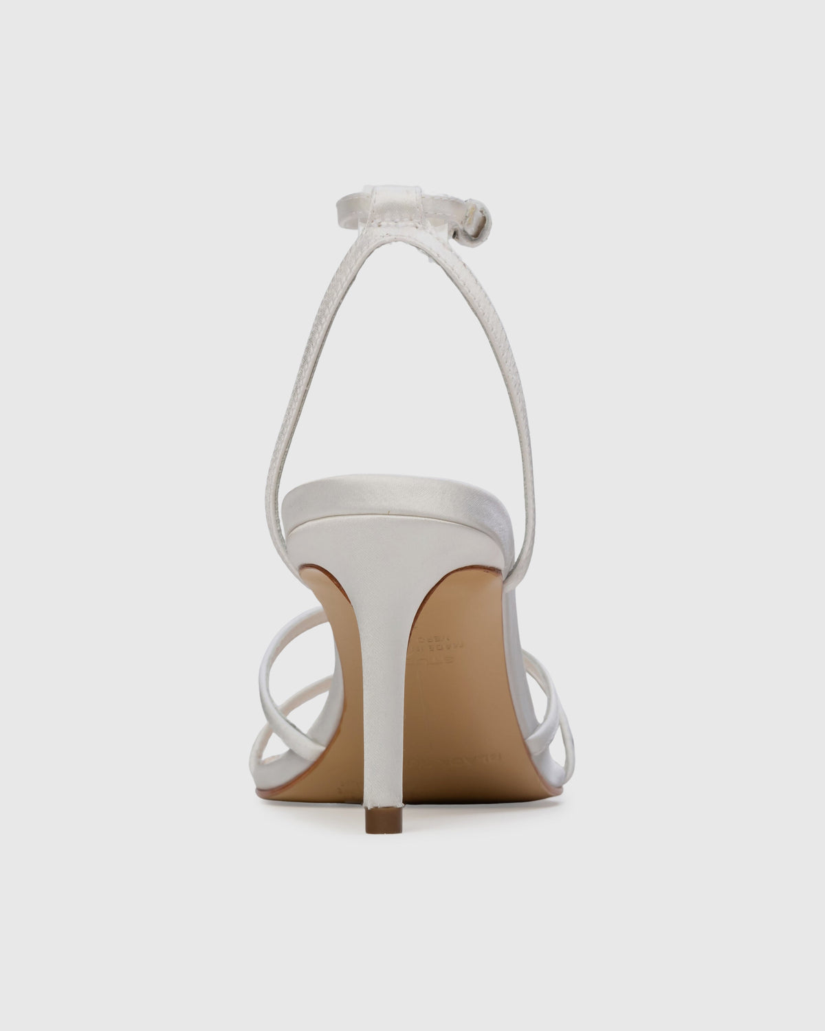Miley 70 Sandal in White Satin