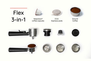 Flex 3-in-1 Espresso Coffee Machine