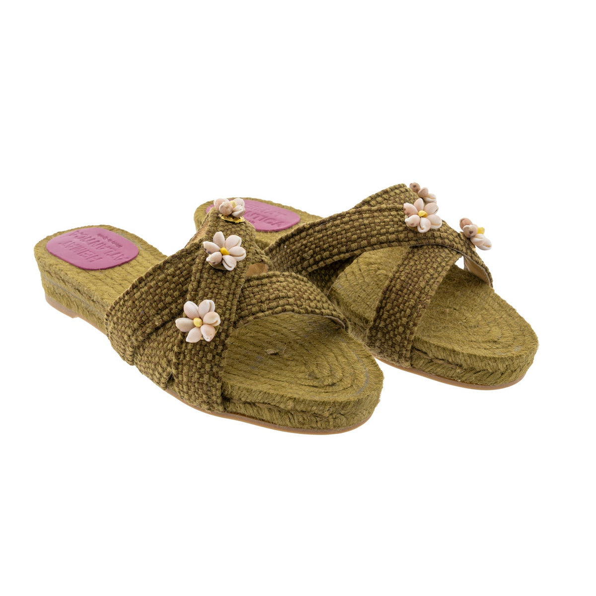 Earth Shella Espadrilles in Green
