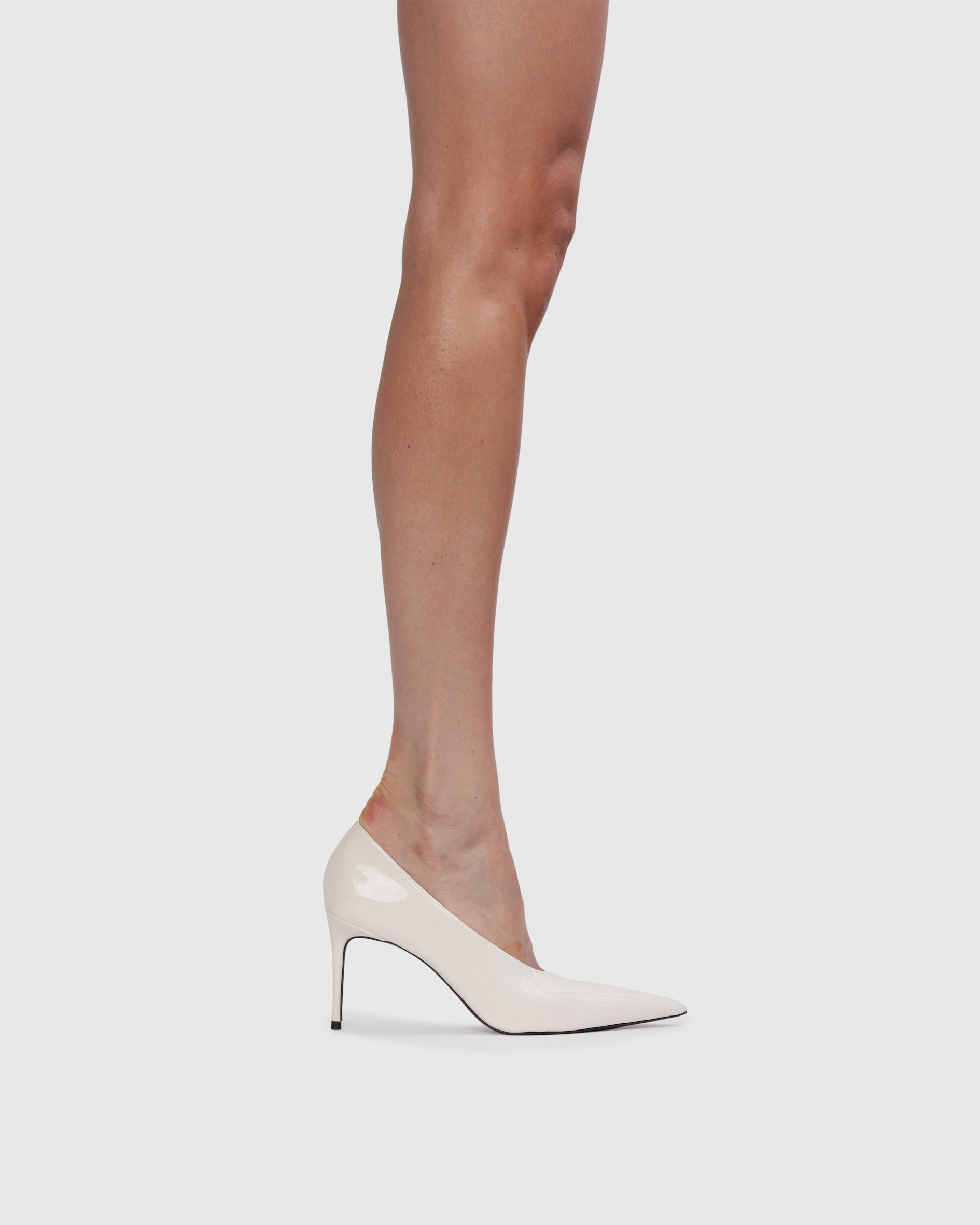 Jona 80 in Coconut Patent Leather