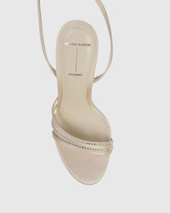 Ella 100 in Champagne Satin Embellished