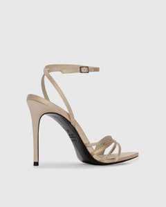 Ella 100 in Champagne Satin Embellished