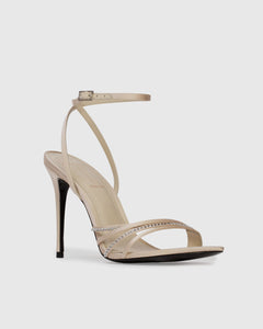Ella 100 in Champagne Satin Embellished