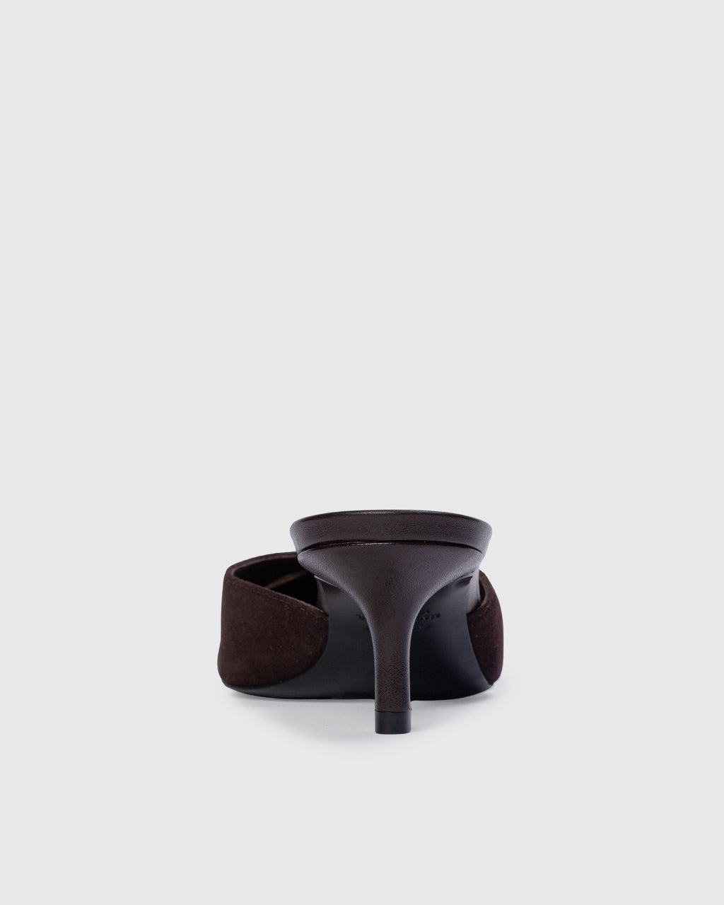 Rue 50 Mule in Hot Fudge Leather / Hot Fudge Suede