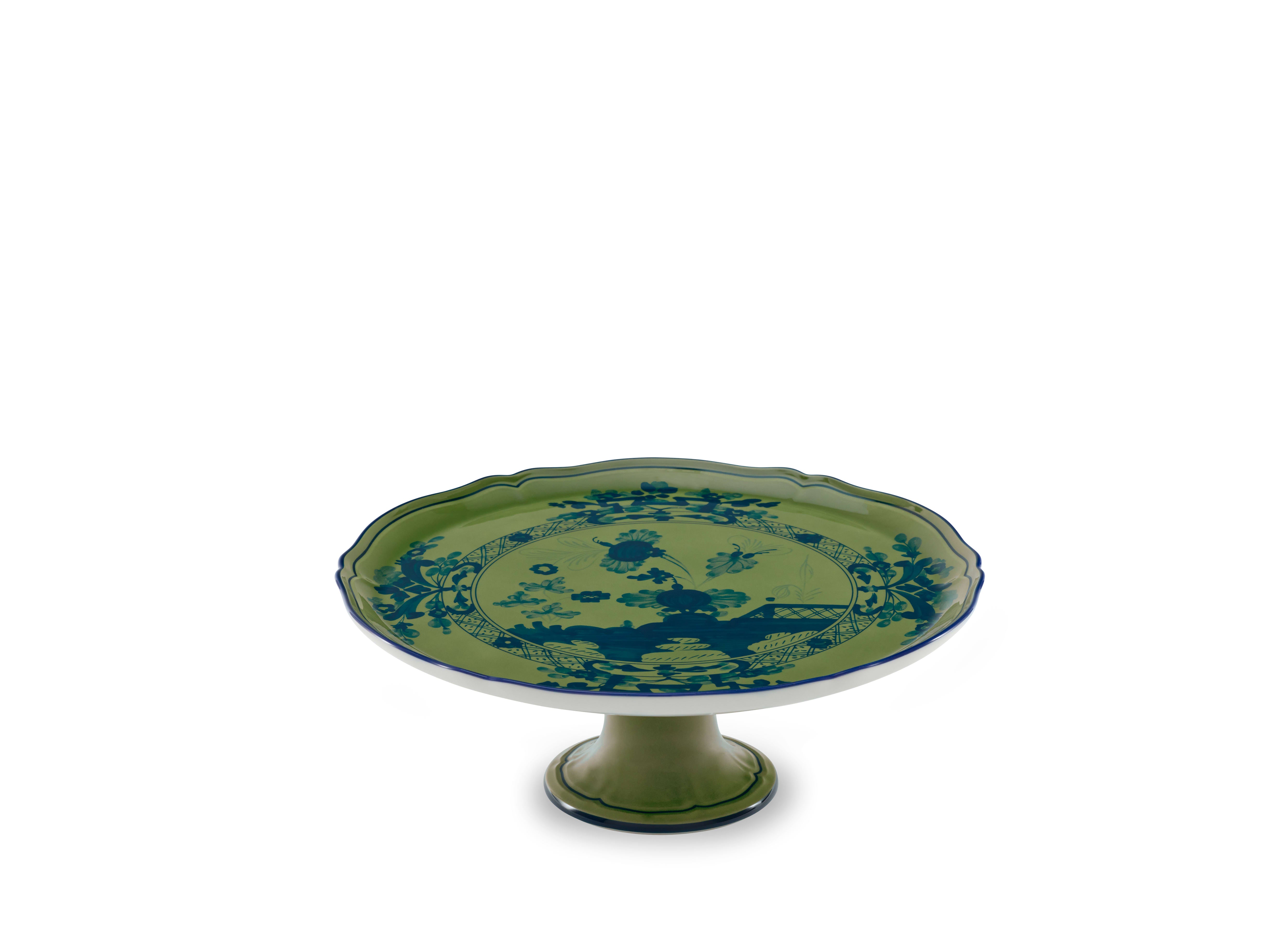 Oriente Italiano Cake Stand in Malachite