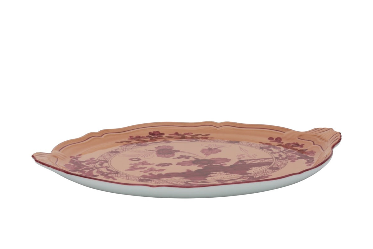 Oriente Italiano Round Cake Plate in Vermiglio