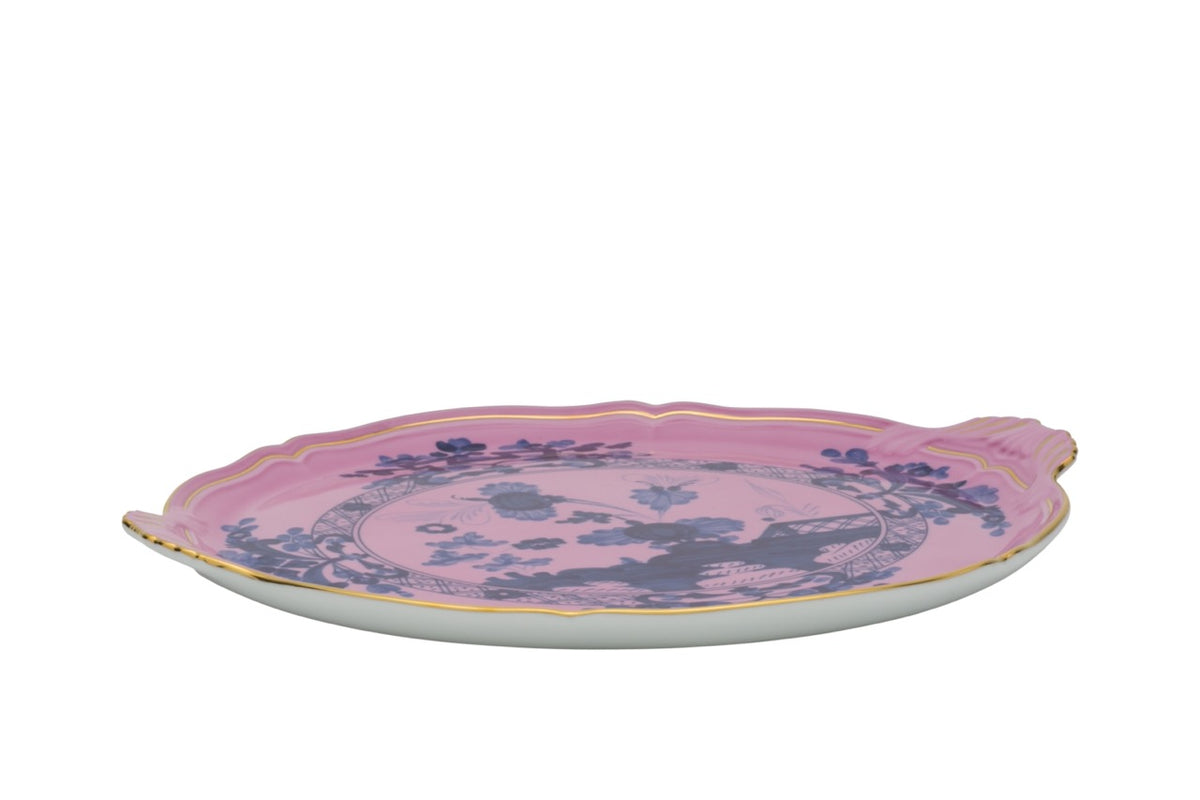 Oriente Italiano Round Cake Plate in Azalea