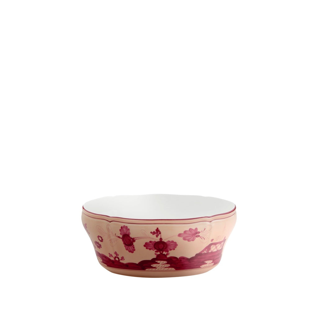 Oriente Italiano Oval Salad Bowl in Vermiglio