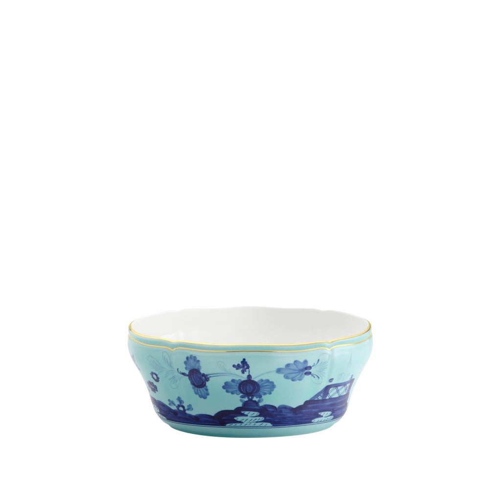 Oriente Italiano Oval Salad Bowl in Iris