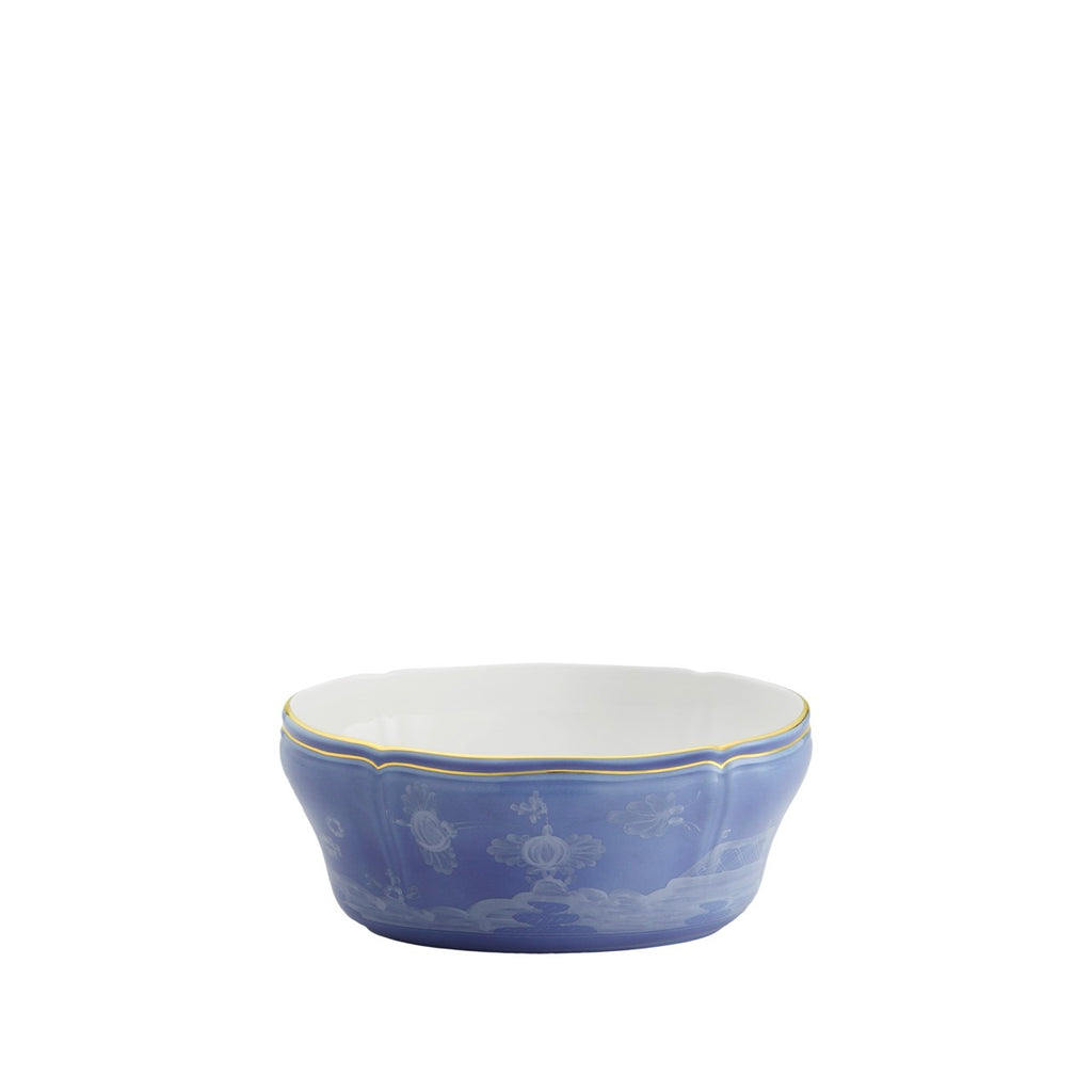 Oriente Italiano Oval Salad Bowl in Pervinca