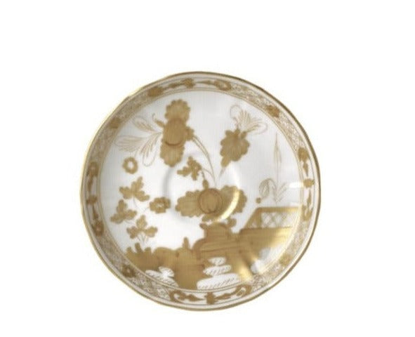 Oriente Italiano Coffee Saucer in Aurum