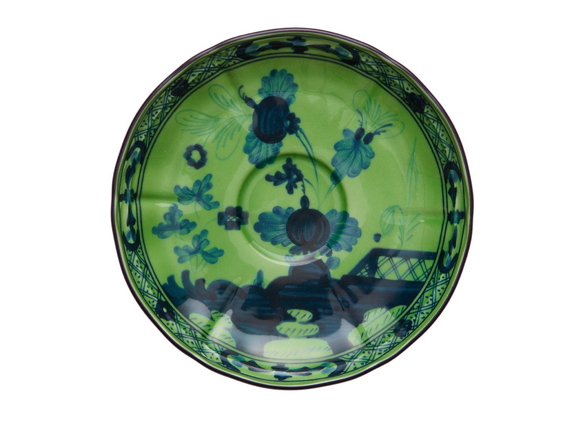 Oriente Italiano Tea Saucer in Malachite