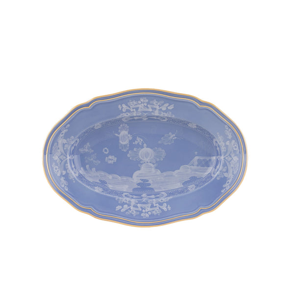 Oriente Italiano Large Oval Platter in Pervinca