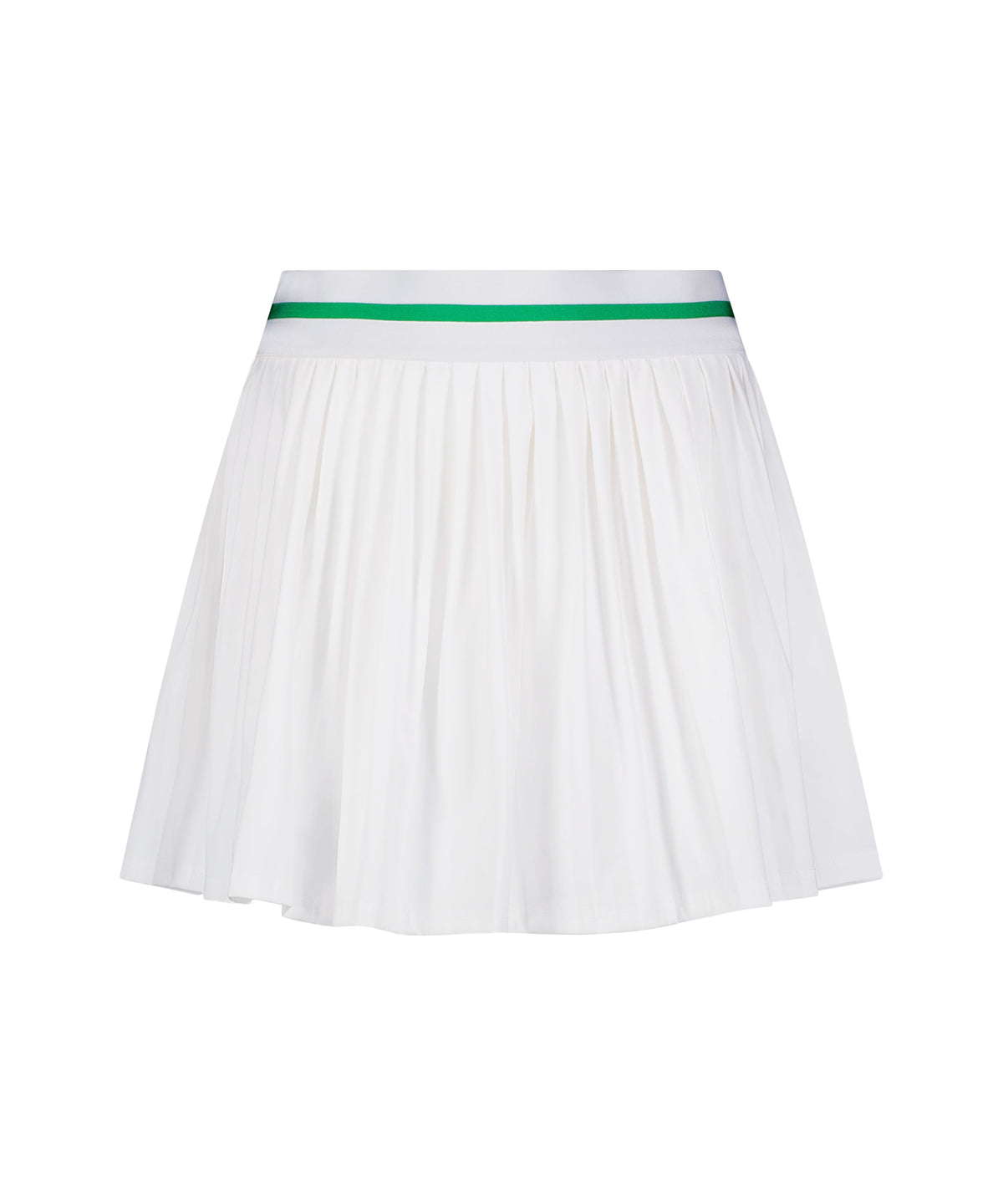 Women's White Pleated Tennis Skort