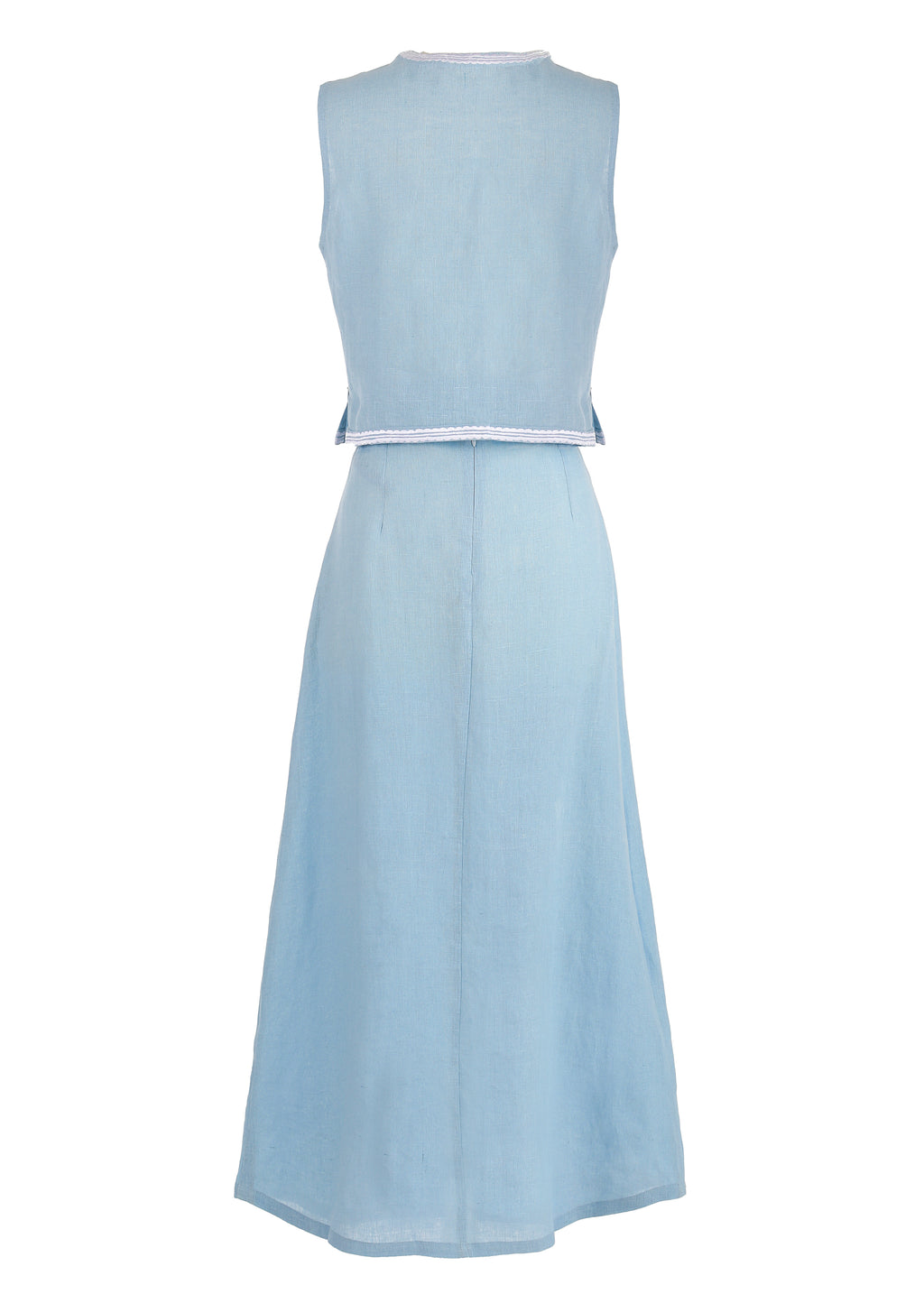 OTM Exclusive: Kasbah Trellis Top in Light Blue