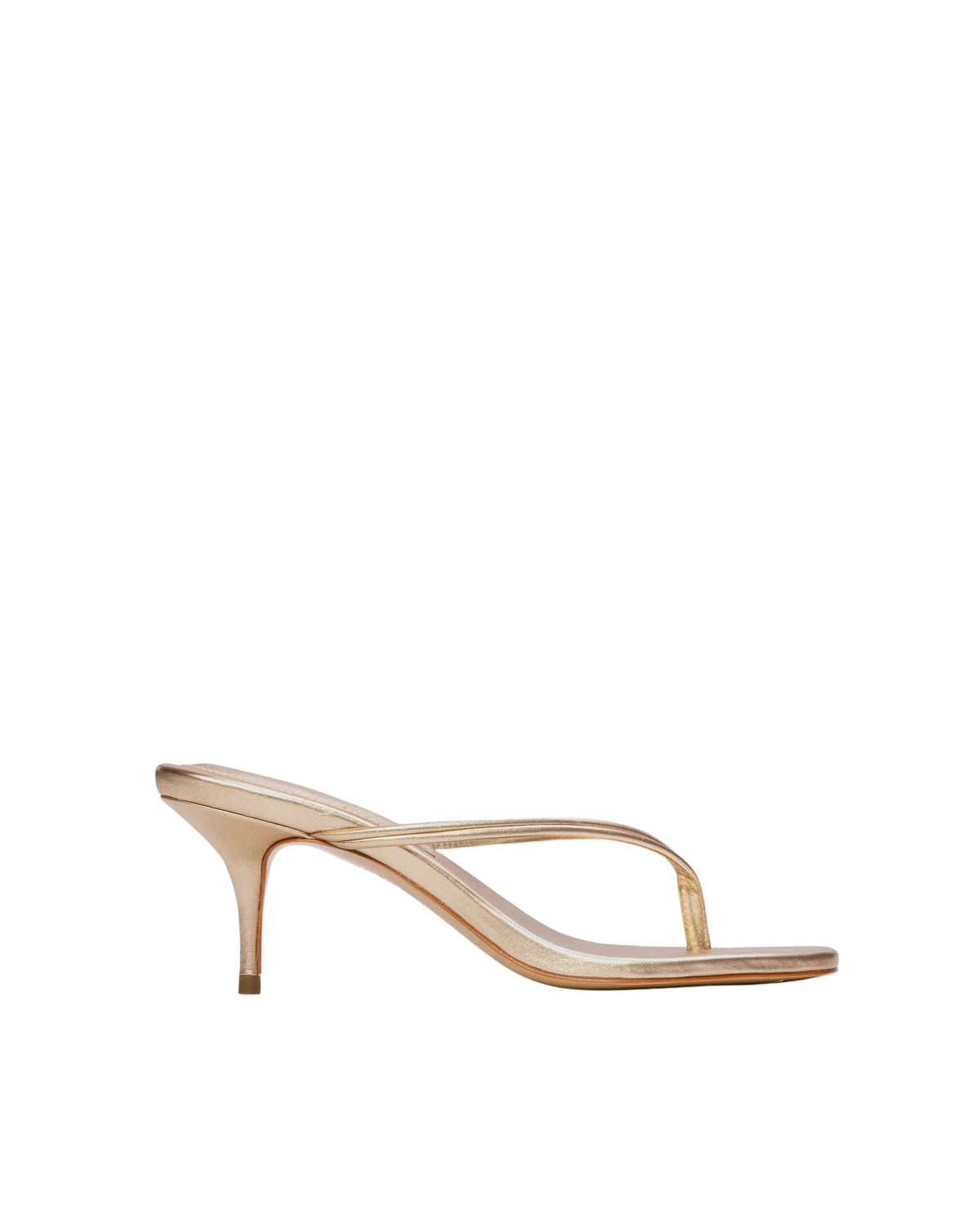 Marci 65 Mule in Gold Metallic Leather