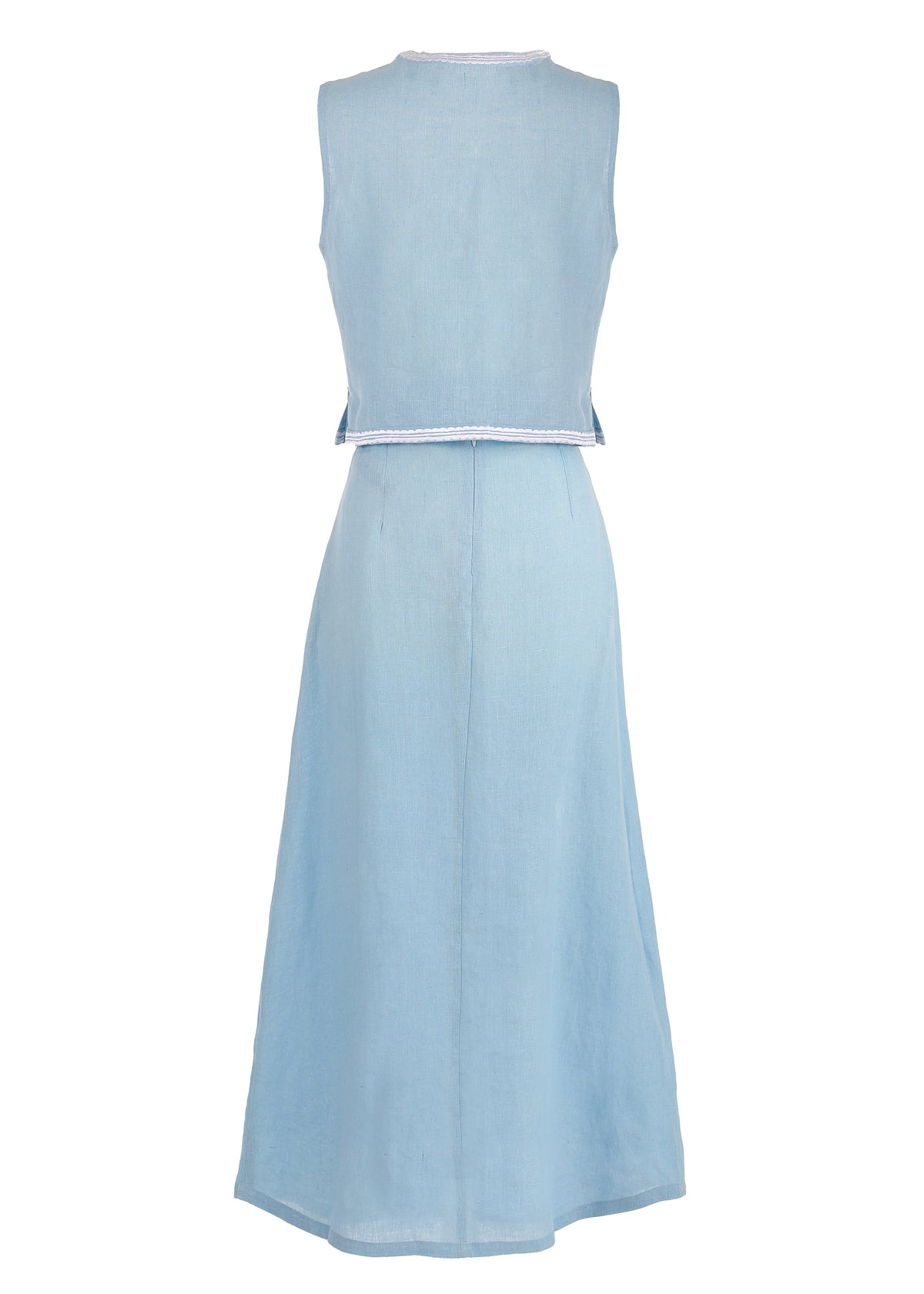 OTM Exclusive:  Kasbah Trellis Skirt in Light Blue