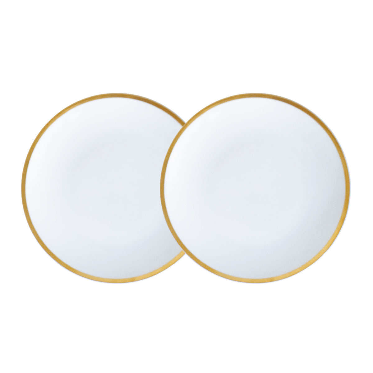 Golden Edge Plate, Set of 2