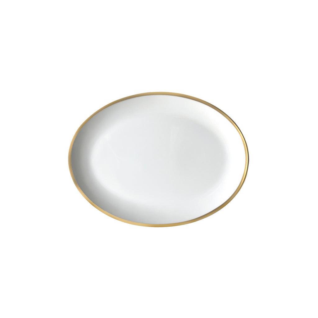 Golden Edge Oval Platter