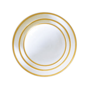 Golden Edge Set of 3, Canapé Dishes