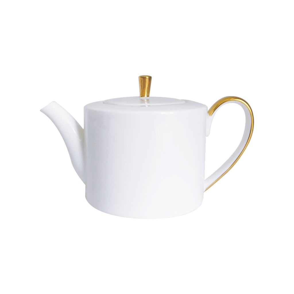 Golden Edge Teapot