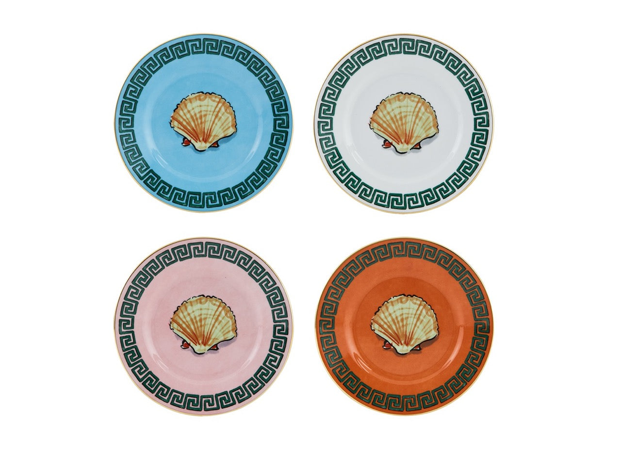 Il Viaggio Di Nettuno Bread Plates, Set of 4