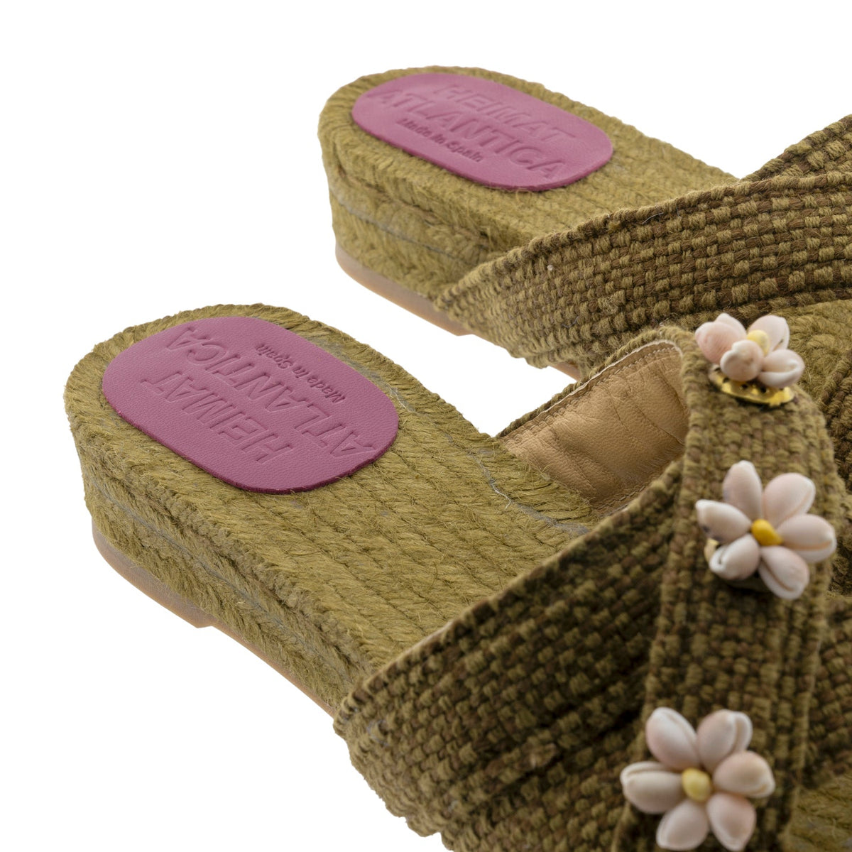 Earth Shella Espadrilles in Green