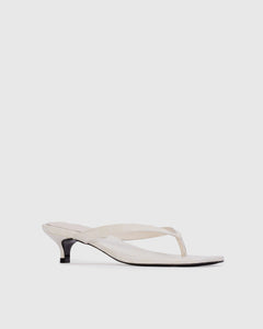 Kendal 35 Mule in Coconut Croc Patent Leather