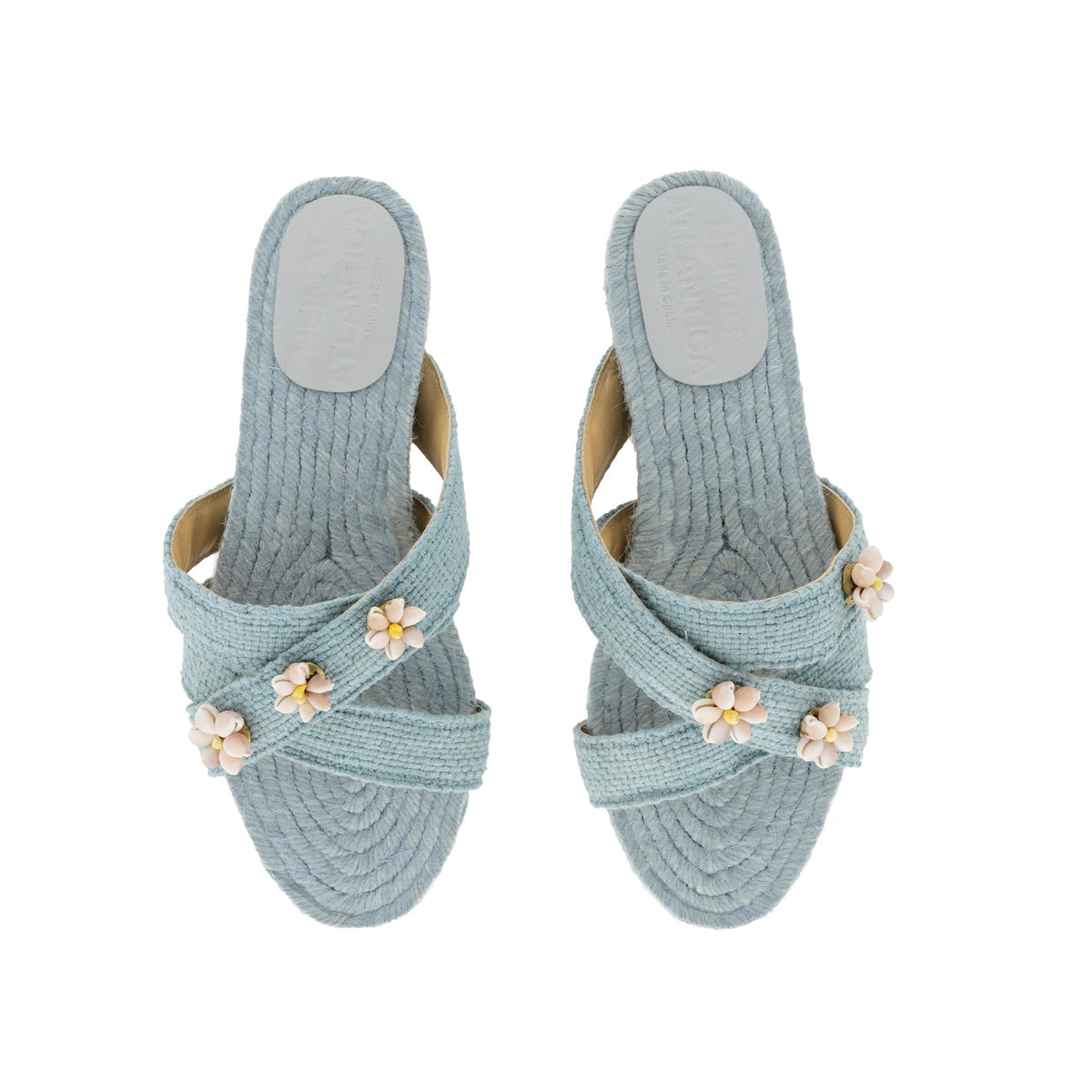 Sea Shella Espadrilles in Sky Blue