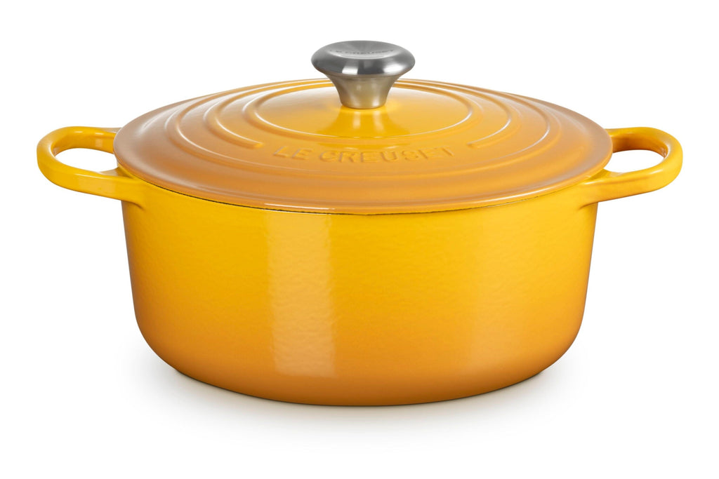 Le Creuset Signature Round Dutch Oven, 5.5 qt. in Nectar