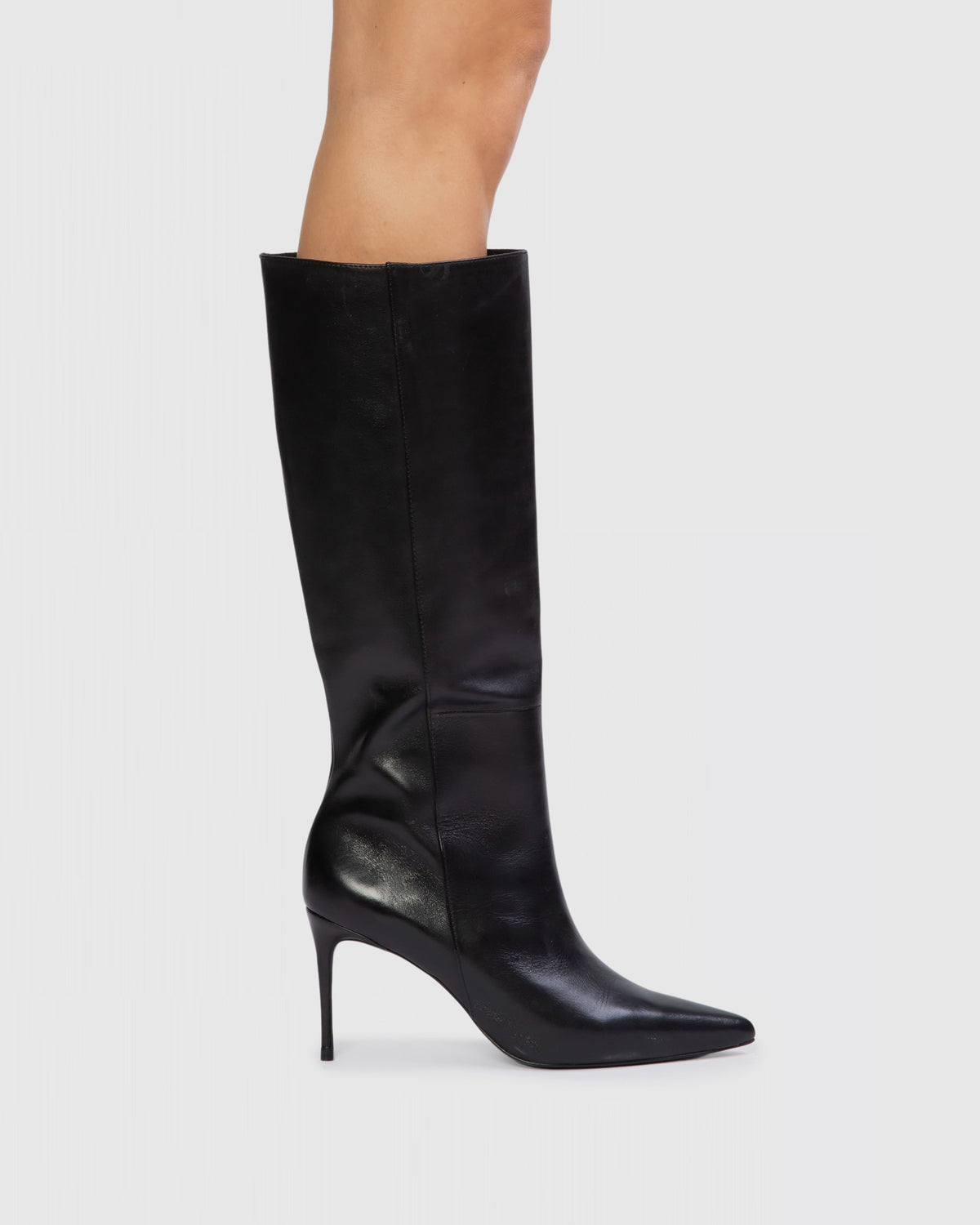 Kath 80 Boot in Black Leather