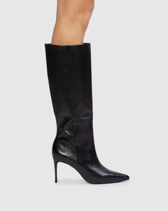 Kath 80 Boot in Black Leather