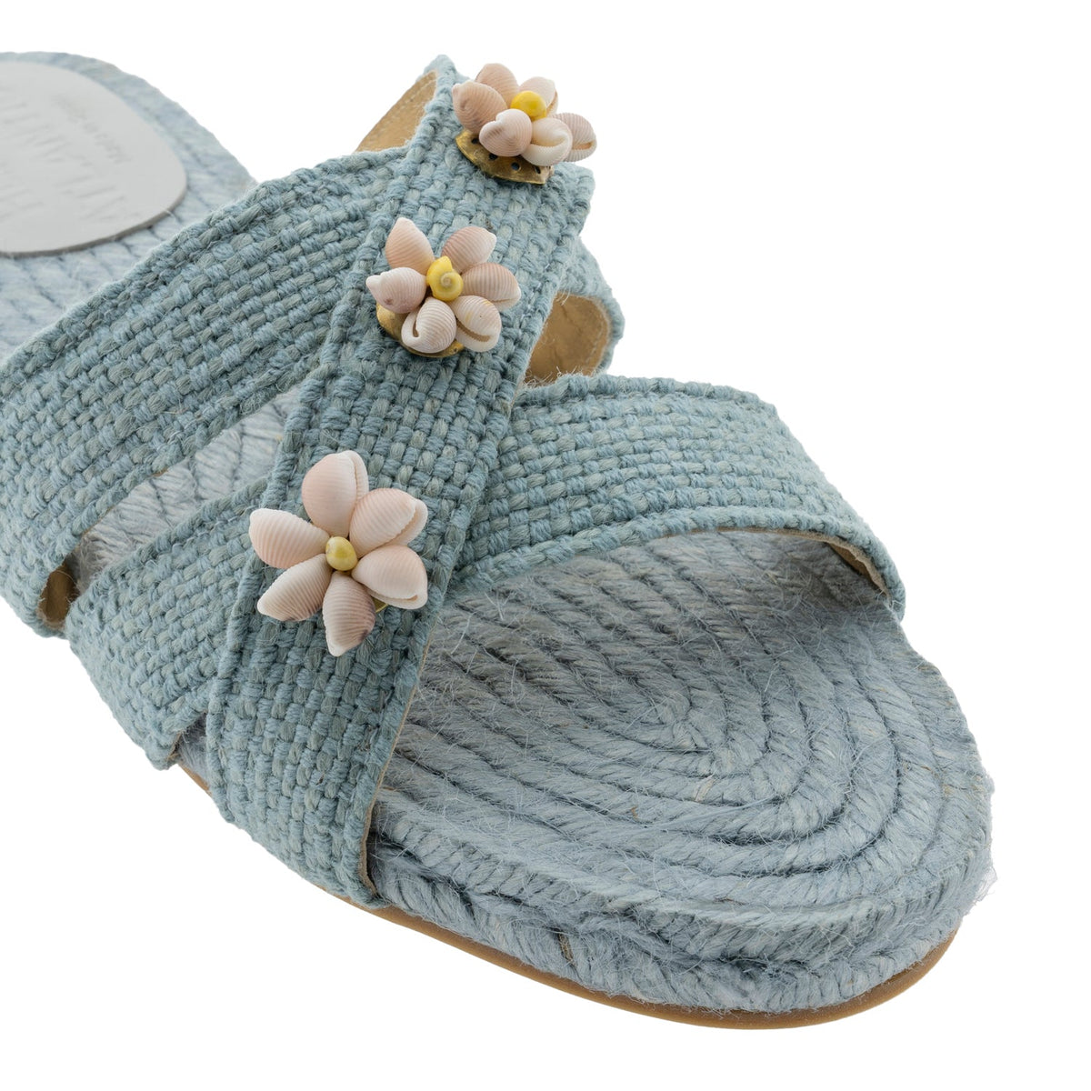 Sea Shella Espadrilles in Sky Blue